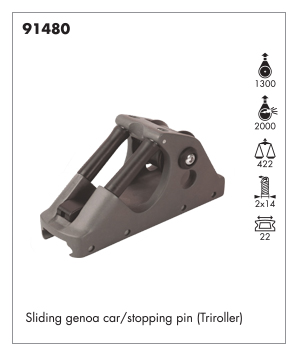 91480 Sliding Car/Stop Pin (Triroller) - Image 1